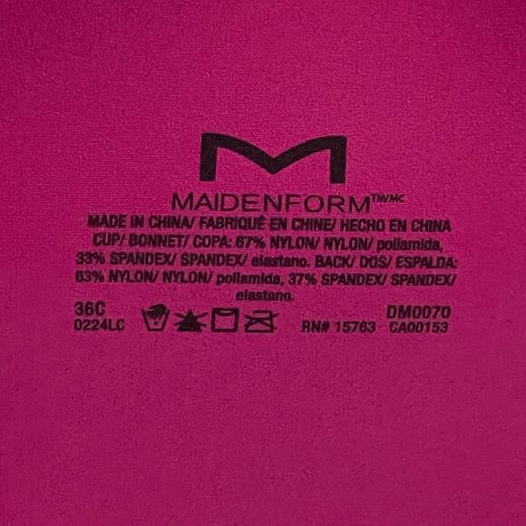 Maidenform Womens Bra Size 36C Comfort Devotion DreamWire Underwire Bra DB0070 - Picture 7 of 11